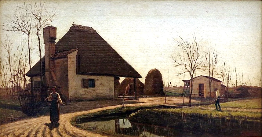 Paesaggio trevigiano - Galleria d'Arte Moderna, Milano